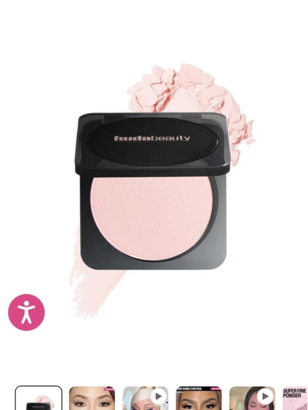 Huda Beauty Easy Bake Pressed Powder in Cherry Blossom Cake